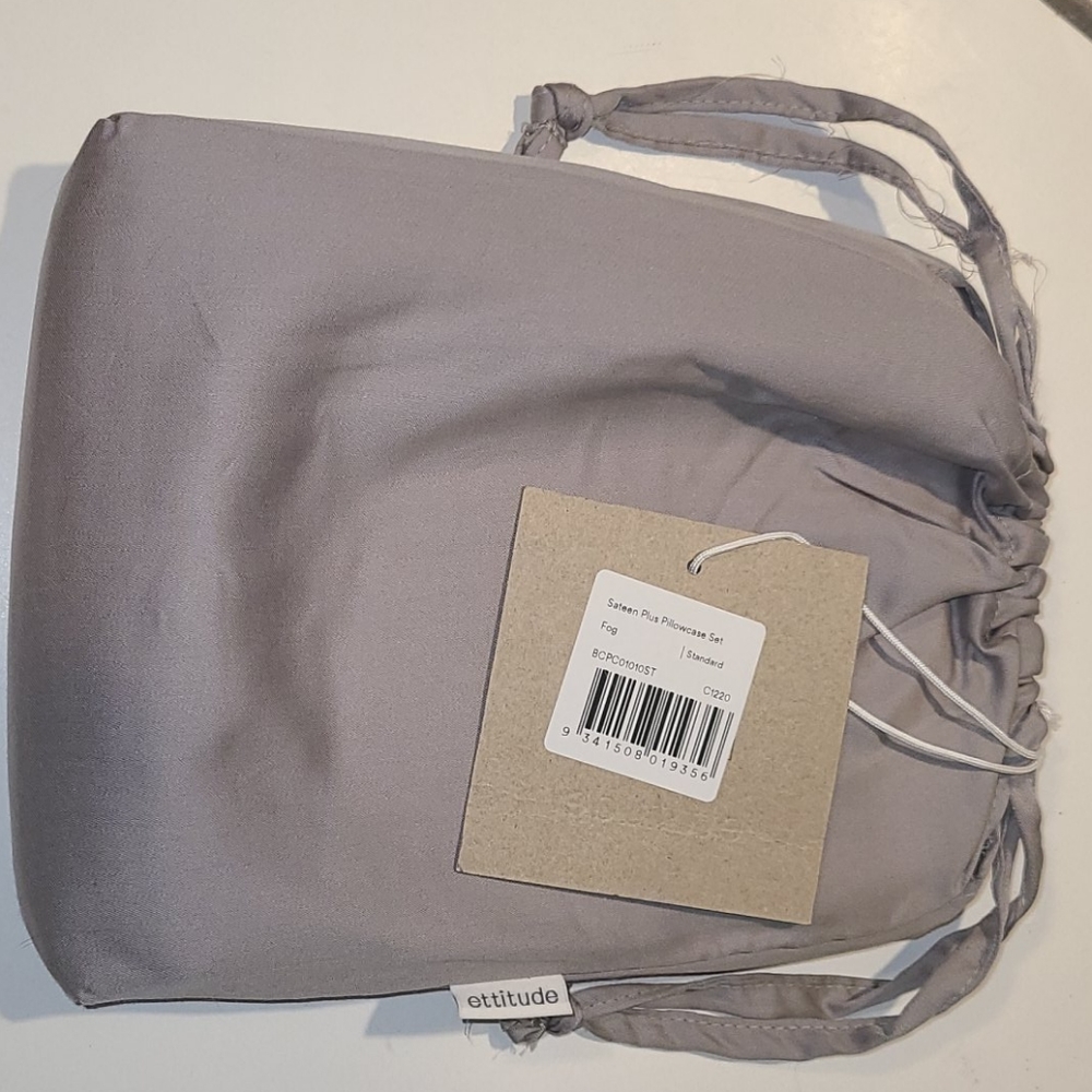 Ettitude Bamboo Sateen Plus Pillowcase Set +